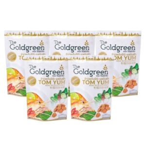[แพคโปร5] The Goldgreen - ข้าวแต๋นมินิรสต้มยํา TOM YUM MINI RICE COOKIES 40 กรัม