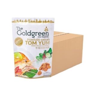[แพคโปร20] The Goldgreen - ข้าวแต๋นมินิรสต้มยํา TOM YUM MINI RICE COOKIES 40 กรัม
