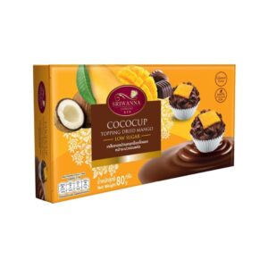 makro-snack-0612 ศรีวรรณา เกล็ดทองม้วนคลุกช็อกโกแลตหน้ามะม่วงอบแห้ง 80 กรัม