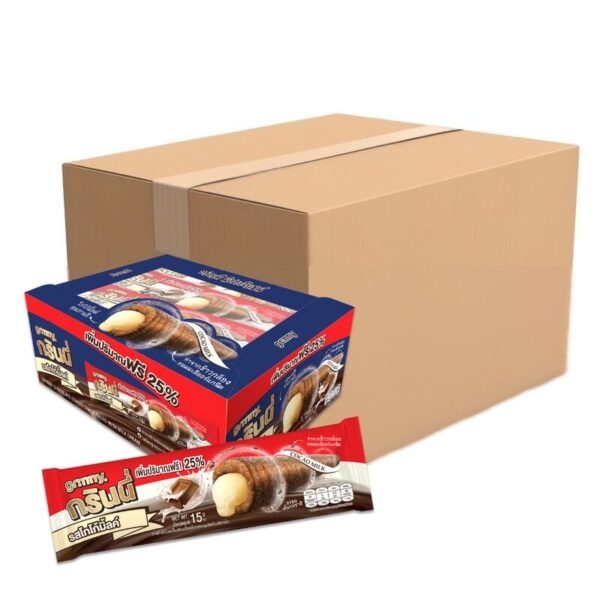 กรินนี่ รสโกโก้มิ้ลค์ 15g (กล่อง 12 ชิ้น) x12