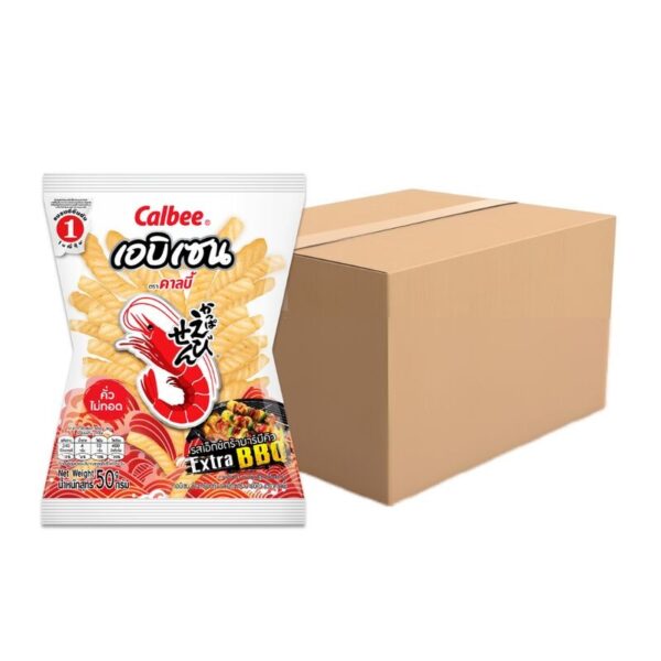 makro-snack-0688 คาลบี้ รสเอ็กซ์ตร้าบาร์บีคิว50g.20บ.(1x24)