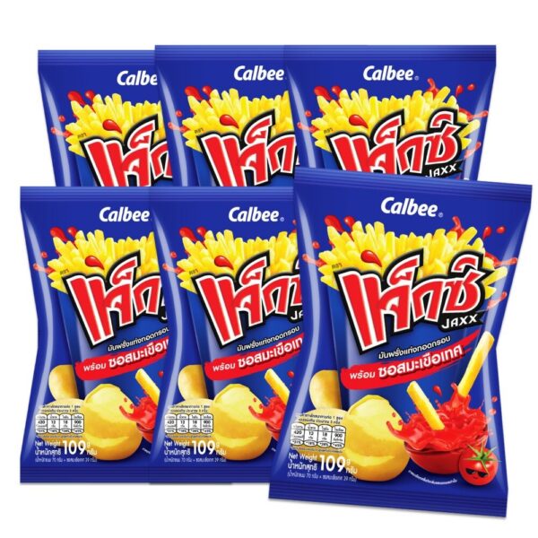 makro-snack-0704 แจ็กซ์ ซอสมะเขือเทศ 109g. (น้ําหนักขนม 70g.) 30บ.(1x6)