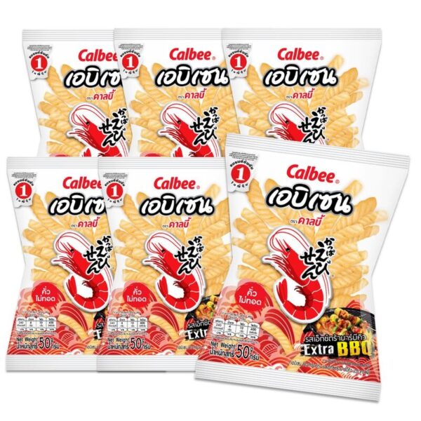 makro-snack-0709 คาลบี้ รสเอ็กซ์ตร้าบาร์บีคิว50g.20บ.(1x6)