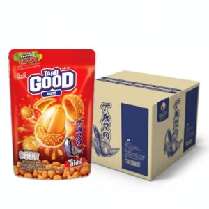ทาโร กู๊ด ถั่วเคลือบปลาทาโรอบกรอบ รสสไปซี่ 60 กรัม X24
