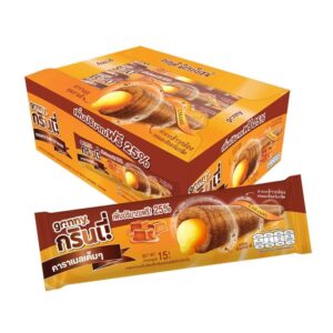 กรินนี่ รสคาราเมล เคลือบคาราเมล 15g (กล่อง 12 ชิ้น)