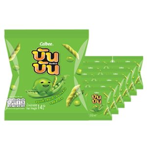 makro-snack-0776 บันบัน ขนมถั่วลันเตาอบกรอบ รสดั้งเดิม 14 ก. X 12