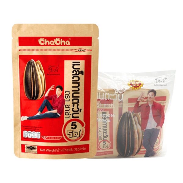 makro-snack-0792 ชาช่า เมล็ดทานตะวัน 5 รส 72 ก. x 6