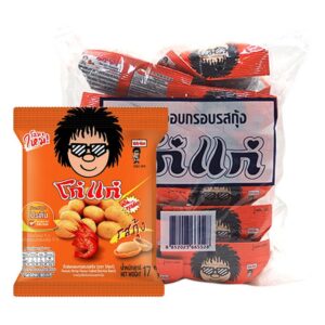 makro-snack-0793 โก๋แก่ ถั่วลิสงอบกรอบ รสกุ้ง 17 ก. x 12