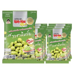 makro-snack-0829 โก๋แก่ มะม่วงหิมพานวาซาบิมาโย 30 ก. x 6