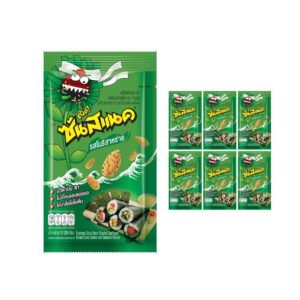 makro-snack-0858 ซันสแนค เมล็ดทานตะวัน รสโนริสาหร่าย 28 ก. x 3