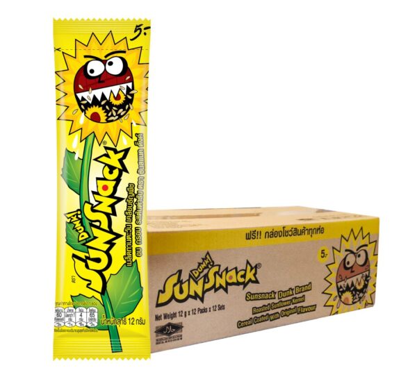makro-snack-0865 ซันสแนค เมล็ดทานตะวัน รสต้นตํารับ 12 ก. x 12