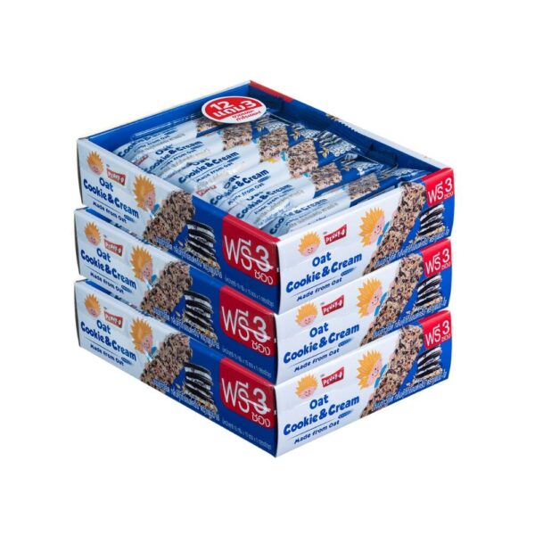 makro-snack-0868 เพนนีโอ ขนมข้าวโอ๊ต รสคุกกี้แอนด์ครีม 15 ก. 15 ซอง x 3