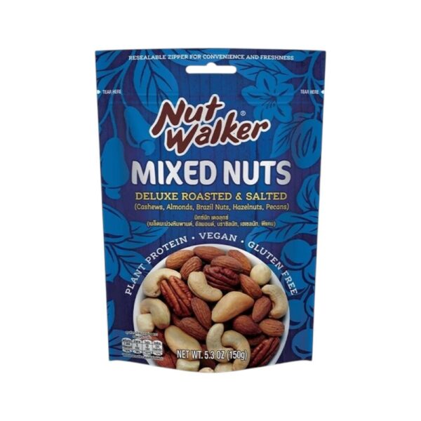 makro-snack-0889 นัท วอล์คเกอร์ มิกซ์นัตเดอลุกซ์ 150 ก. Nut Walker Deluxe Roasted & Salted Mixed 150 g.