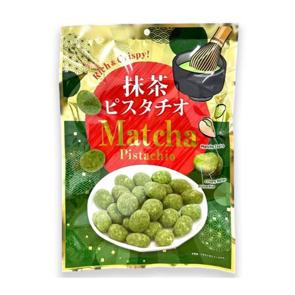 ถั่วพิสตาชิโอ  รสมัทฉะ MATCHA PISTACHIO (Tokunaga Seika Brand)