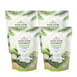[แพคโปร4] Aranya - มะพร้าวน้ําหอมอบกรอบ NAM HOM COCONUT FREEZEDRIED 50 กรัม