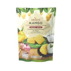 [ซองเดี่ยว] Aranya - ข้าวเหนียวมะม่วงน้ํากะทิอบกรอบ MANGO STICKY RICE FREEZEDRIED 50 กรัม