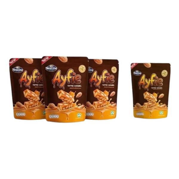 (โปร 3 ฟรี 1) ห่อเล็ก ขนมถั่วตุ๊บตั๊บอัลมอนด์ พิสตาชิโอ เม็ดมะม่วงหิมพานต์ 4 รสชาติ ตราเนสไลน์ Nezline ตุ้บตั้บ ถั่วตัด ทอฟฟี่3 + ทอฟฟี่ 1