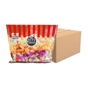 [ครึ่งลัง 12 ห่อ] Nezline 500 กรัมขนมตุ้บตั้บ รสถั่วต่างๆ (รสอัลมอนด์,รสเม็ดมะม่วงหิมพานต์,รสพิสตาชิโอ) ตราเนสไลน์ ดั้งเดิม(สีแดง)