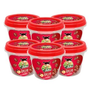 makro-snack-0975 จี๊ดจ๊าด บ๊วย5รส 80 กรัม (แพ็ค 6 กระปุก) ขนาด 480 กรัม