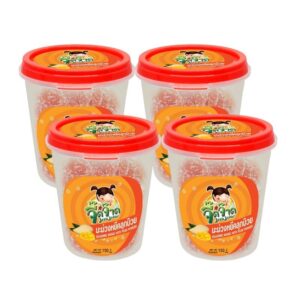 makro-snack-1004 จี๊ดจ๊าด มะม่วงหยีคลุกบ๊วย ขนาด 150 กรัม (แพ็ค 4 กระปุก) ขนาด 600 กรัม