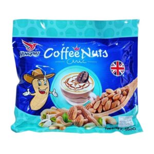 makro-snack-1008 (รสกาแฟ 500 กรัม) Nuts Crisp ถั่วตุ้บตั้บ ถั่วอัดแท่ง