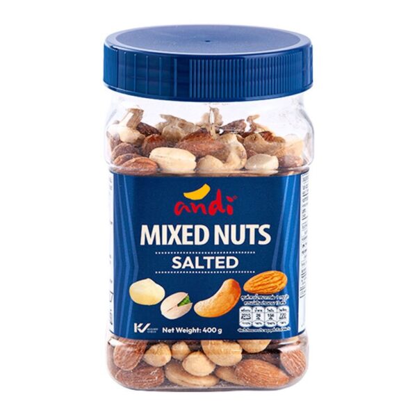 makro-snack-1014 แอนดี้ ถั่วคละรส รสเกลือ 400 ก.