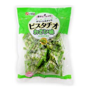 ถั่วพิสตาชิโอ ถั่วญี่ปุ่น รสวาซาบิ 215g  Green Snack Japan Pistachios (Sennarido Brand)