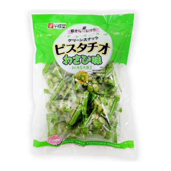 ถั่วพิสตาชิโอ ถั่วญี่ปุ่น รสวาซาบิ 215g  Green Snack Japan Pistachios (Sennarido Brand)