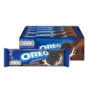 makro-snack-1038 โอรีโอ คุกกี้ครีมช็อกโกแลต 26.25 ก. x 12
