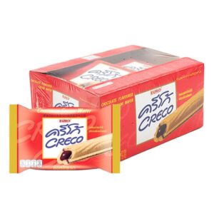 makro-snack-1052 ครีโก้ เวเฟอร์สอดไส้ครีมช็อกโกแลต 18/14 ก.X12