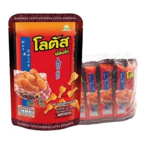 makro-snack-1078 โลตัส ขนมน่องไก่ รสแซ่บซี้ด 15 ก. x 12