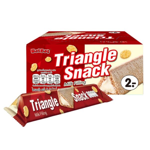 makro-snack-1080 ไตรแองเกิล เวเฟอร์รสนม 6.5 ก. 24 ชิ้น