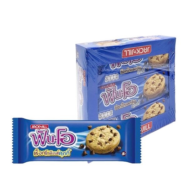 makro-snack-1104 ฟันโอ คุกกี้ช็อกโแลตชิพส์ 25 ก. x 12