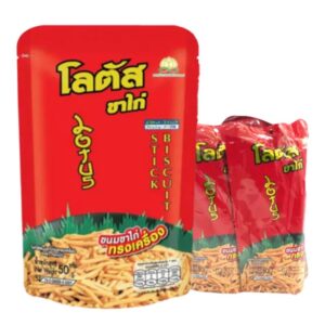 โลตัส ขนมขาไก่ รสทรงเครื่อง 50 ก. x 4