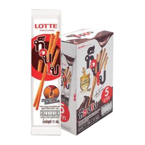 makro-snack-1137 ท็อปโป บิสกิต เพรทเซล สอดไส้ช็อกโกแลต 11 ก. 12 ชิ้น