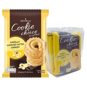 makro-snack-1160 คุกกี้ ช้อยส์ บัตเตอร์คุกกี้ กลิ่นวนิลา 50 ก. x 6