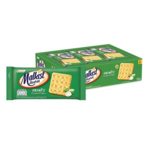 makro-snack-1164 มอลคิสท์ แครกเกอร์ มะพร้าว 28 ก. 12 ซอง