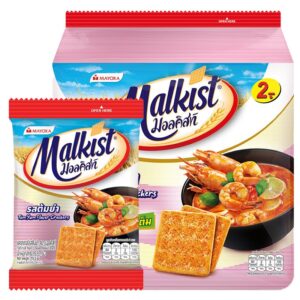makro-snack-1178 มอลคิสท์ แครกเกอร์รสต้มยํา 15.5 ก. 24 ชิ้น
