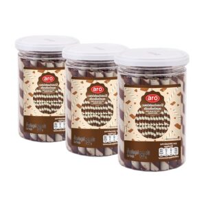 makro-snack-1190 เอโร่ เวเฟอร์สอดไส้ครีมช็อกโกแลต 180 ก. x 3