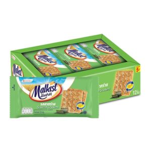 makro-snack-1210 มอลคิสท์ แครกเกอร์ รสสาหร่าย 28 ก. 12 ชิ้น