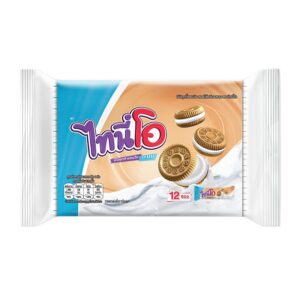 makro-snack-1247 ไทนี่โอ มินิคุกกี้ ครีมรสนม 28 ก. x 12