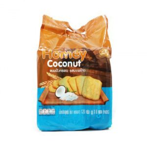makro-snack-1269 โฮมมี ขนมปังกรอบ รสมะพร้าว 120 ก. 6 ซอง