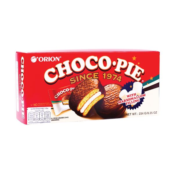 [1 กล่อง 6 ชิ้น] Orion Chocopie ช็อกโกพาย