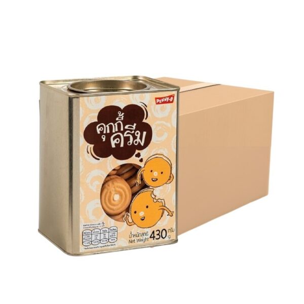makro-snack-1306 เพนนีโอ ขนมปี๊ป ยกลัง คุกกี้ไส้ครีม 430 ก. x 12