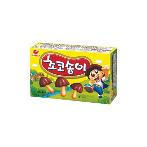 บิตกิตเคลือบช็อกโกแลตรูปเห็ด Orion Choco boy