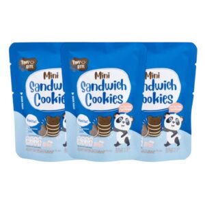 makro-snack-1355 Tiny Bite Mini sandwich cookies มินิคุกกี้ ขนมสําหรับเด็กแพ้ เด็กแพ้อาหารทานได้ ช็อกโกแลต 3 ซอง