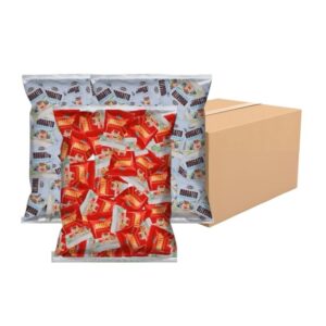 makro-snack-1359 (สุดคุ้ม 3kg 280ชิ้น) เนสไลน์ NOUGATTO ขนมนูกัต นูกัตโตะ นูกัต นูกัตคุกกี้โอริโอ้ หนึบหนับ เคี้ยวเพลิน ฮาลาล สตรอ 1kg+ บลู 2kg