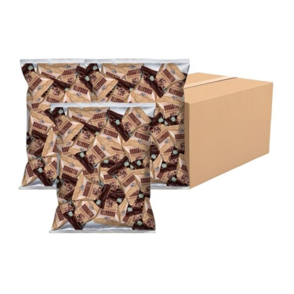 (สุดคุ้ม 3kg 280ชิ้น) เนสไลน์ NOUGATTO ขนมนูกัต นูกัตโตะ นูกัต นูกัตคุกกี้โอริโอ้ หนึบหนับ เคี้ยวเพลิน ฮาลาล ช็อกโกแลต 3kg
