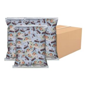 makro-snack-1377 (สุดคุ้ม 3kg 280ชิ้น) เนสไลน์ NOUGATTO ขนมนูกัต นูกัตโตะ นูกัต นูกัตคุกกี้โอริโอ้ หนึบหนับ เคี้ยวเพลิน ฮาลาล บลูเบอร์รี่ 3kg