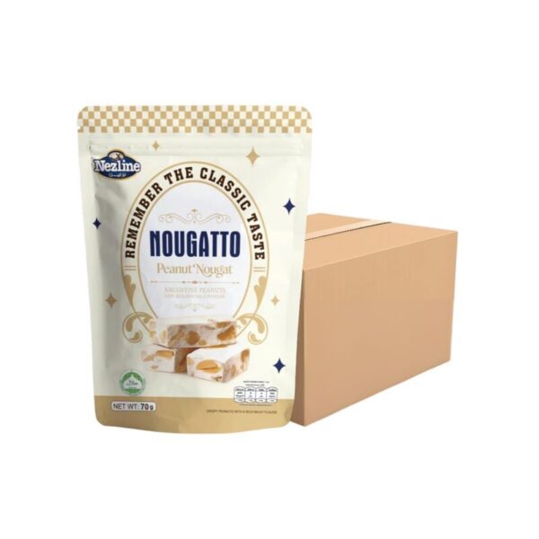 [ครึ่งลัง 30 ห่อ](50 กรัม) Nezline Nougatto Nougat Crisp นูกัตโตะ ขนมนูกัต มาเคียโต้ 3 รสชาติ ขนาดพกพา ตราเนสไลน์